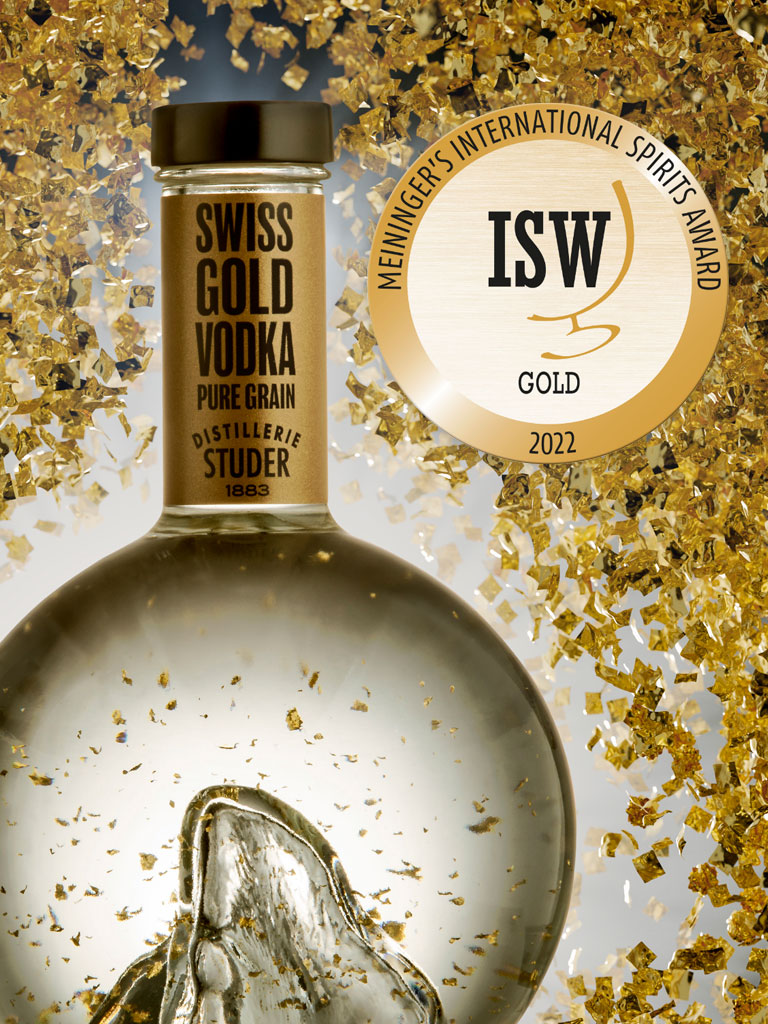 Aktuell: Swiss Gold Vodka als Vodka des Jahres ausgezeichnet