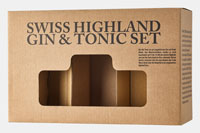 Vorschaubild - Karton Swiss Highland Gin & Tonic Set