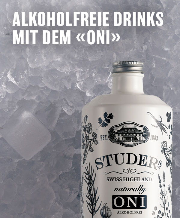 Swiss Highland naturally ONI - die alkoholfreie Gin-Alternative