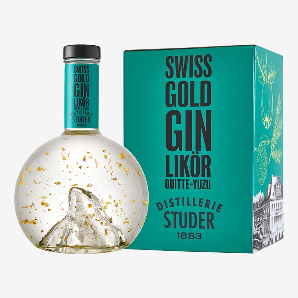 Swiss Gold Gin Liqueur Cognassier-Yuzu