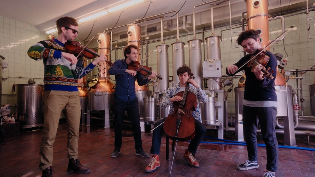 Vision String Quartet: Interview bei Distillerie Studer & Co AG