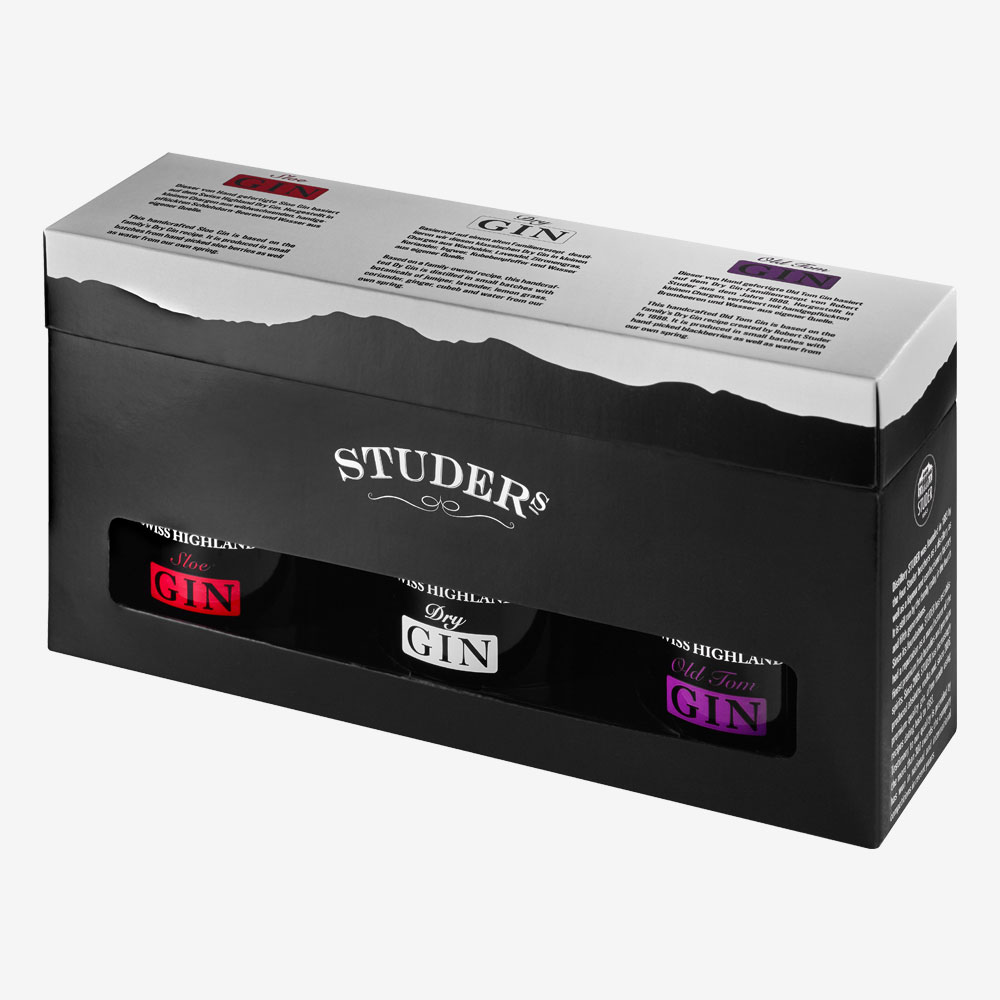Gin-Geschenkbox - Dry, Old Tom & Sloe Gin